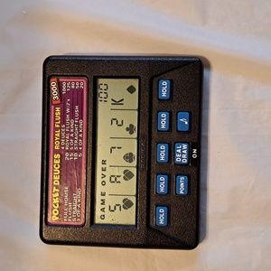 Vintage Handheld Poker Game